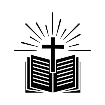 Bible icon vector. Religion illustration sign. Faith symbol or logo.