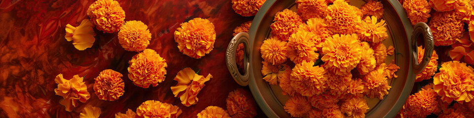 marigold- indian festive decoration