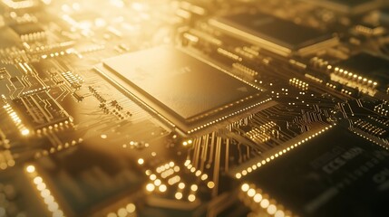 Aufkleber - Generative AI : Ai powered microprocessor unit for mobile computer units.