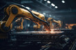 robotic welding at the factory