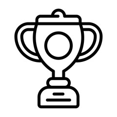 trophy vector icon