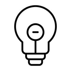 Wall Mural - Bulb Vector Icon