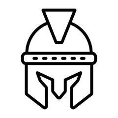 Sticker - Helmet Vector Icon