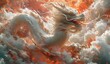Dragon's Breath: A Fire Dragon's Fiery Embrace Generative AI