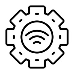 Wall Mural - Wifi Vector Icon