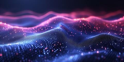Digital wave , Abstract dynamic wave background