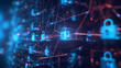 Digital Cloud Data Network Concept Art
