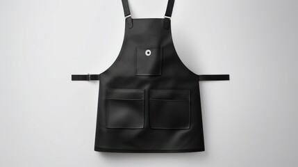 Wall Mural - Clean Leather Apron Mockup for Chef and Butcher Branding - 3D Rendering