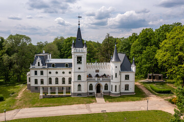 Wall Mural - Stameriena Castle in Eastern Latvia after the facade reconstruction in 2019