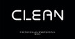 Clean Abstract modern urban alphabet fonts. Typography sport, technology, fashion, digital, future creative logo font. vector illustration