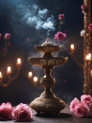 golden festive smoke incense india