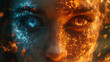 © Susca Life - Water and fire on the face of a woman