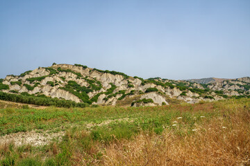 Calanques of Aliano, in Matera province, Italy