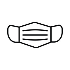 Naklejka na meble Mask icon isolate white background vector stock illustration