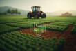 Modern smart agriculture concept