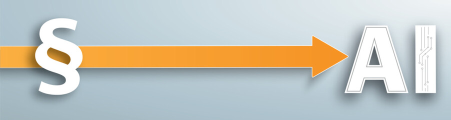 Wall Mural - Paragraph Long Arrow AI Header