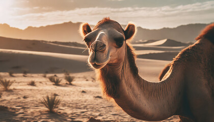 Camel in the Desert