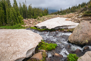 Wall Mural - Early summer in the Indian Peaks Wilderness, Colorado