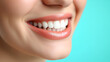 © Cavan - close up of woman smile with healthy teeth