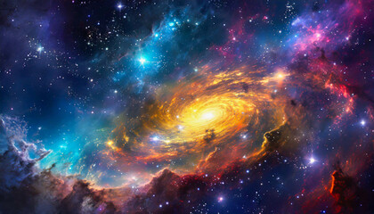 background with space