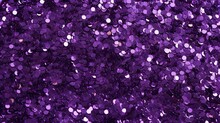The Background Texture Is Made Of Plastic And Has Purple Glitter.