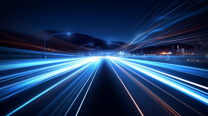 Wall Mural - line glowing motion blur illustration light background, energy neon light, effect bright line glowin