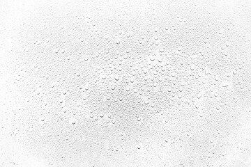 Leinwandbilder - Isolated water drops against transparent background.