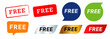 © bakhtiarzein - Free label stamp emblem sticker design set collection