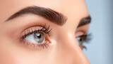 Fototapeta Panele - Hypnotic Eyes : A Spellbinding Showcase of Beauty and Detail in an Eye’s Potrait ,Generative AI