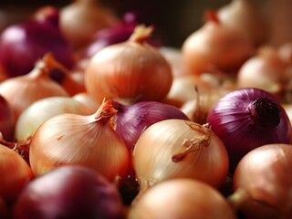 Wall Mural - onions and garlic