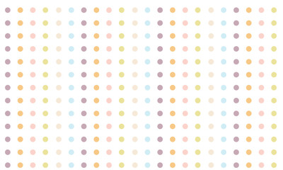 Canvas Print - abstract vintage seamless dot pattern.
