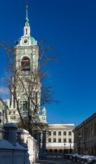 Wall Mural - church in the snow