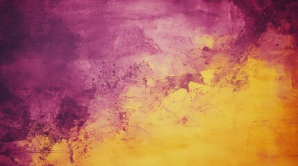  Yellow and Magenta Abstract Film Texture Background with Vintage Grunge and Retro Style