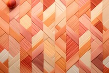Peach Different Pattern Illustrations Of Individual Different Woven Fabric