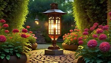 Lantern In The Garden