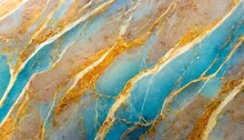 Natural Blue And Gold Marble Texture For Skin Tile Wallpaper Luxurious Background Creative Stone Ceramic Art Wall Interiors Design