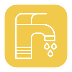 Sticker - Faucet Icon of House Cleaning iconset.