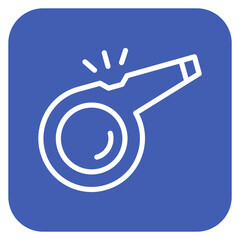 Poster - Whistle Icon of Physical Fitness iconset.