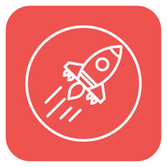 Wall Mural - Space Booster Icon of Space Technology iconset.