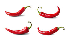 Red Chili Or Chilli Cayenne Pepper Isolated On Transparent  Background