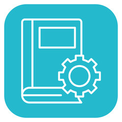 Poster - Book Settings Icon of Library iconset.