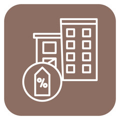 Poster - Room Discount Icon of Hotel Management iconset.