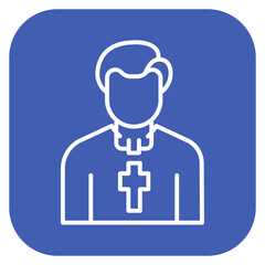 Sticker - Pastor Icon of Wedding iconset.