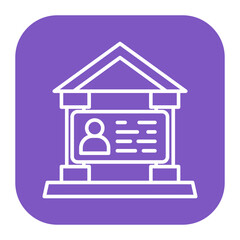 Wall Mural - Bank Account Icon of Banking iconset.