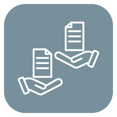 Sticker - Documents Exchange Icon of Business iconset.