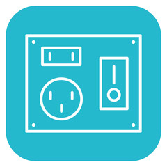 Sticker - Socket Icon of Electrician Tools iconset.