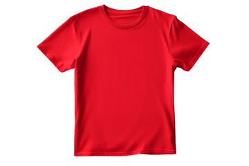 Wall Mural - red t shirt isolated