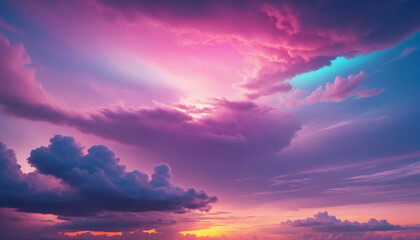 Wall Mural - Abstract 3D Fantasy Sky Render