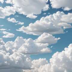 Wall Mural - abstract cloud-like shape in 3d rendering, with white color. cumulus clip art on see-through backdro