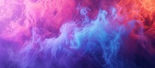 3D Illustration Abstract Digital Neon Graphic Smoke Light Background. Generate AI Image